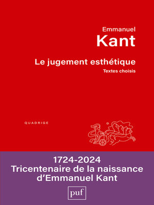 cover image of Le jugement esthétique